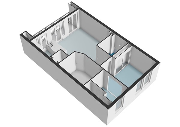 Floor plan - Postjeskade 43-1, 1058 DG Amsterdam 